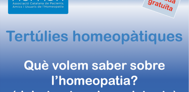 Tertúlies homeopàtiques ACPAUH