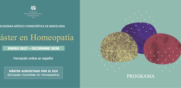 Máster en Homeopatía Online (edición 2027-2028)